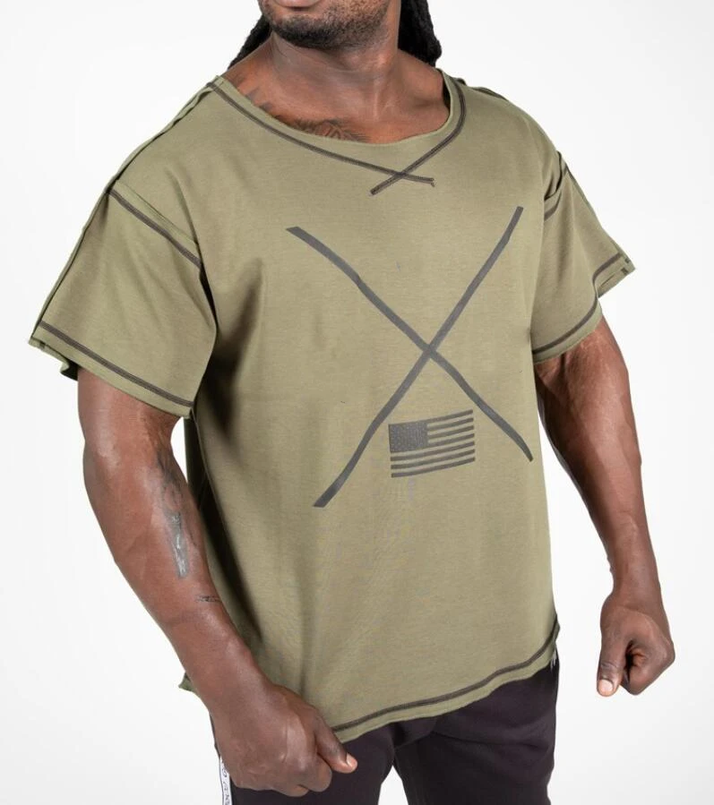 Футболка из натурального хлопка, Мужская футболка с принтом на выбор от вашего бренда