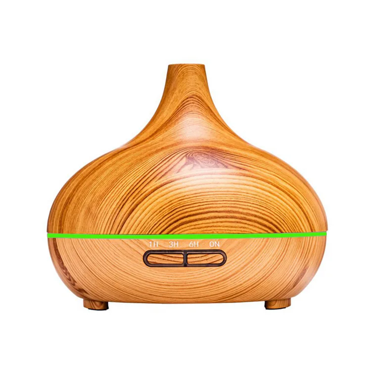 Hot Sale Aromatherapy Air Humidifier Aroma Diffuser Wood Grain Essential Oil Fragrance Diffuse Perfume Evaporator for Home