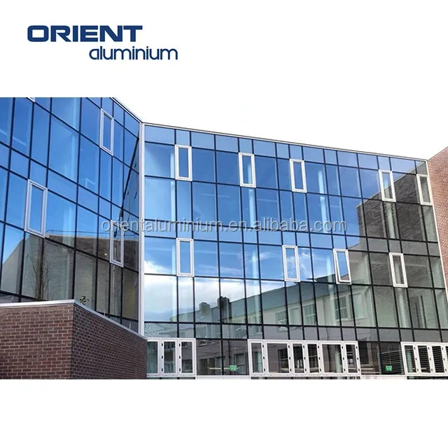 Invisible Aluminium Structural Glass Curtain Walls China