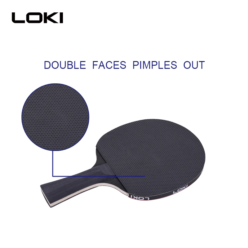 LOKI SW065 4 racket+8 balls pingpong set table tennis rackets