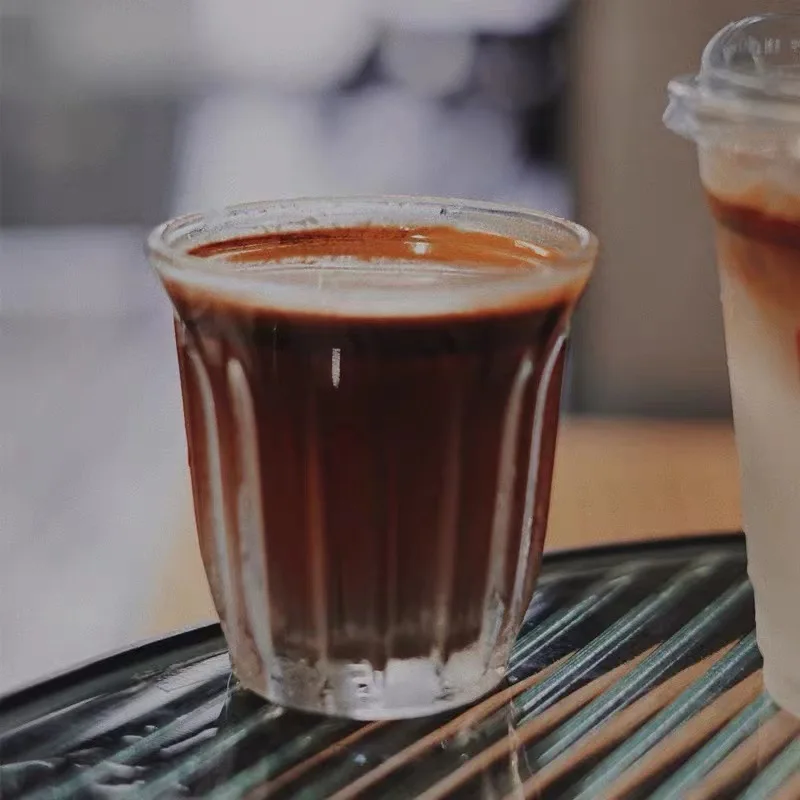 Clear Glass 90ML/ 120ml/ 160ML /200ML Espresso  Coffee CUP/Whiskey Shot Glass/Vodka Glass