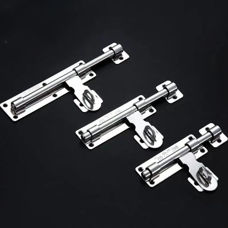Customized Stainless steel security small large slide flush surface polished chrome brass barrel door bolt