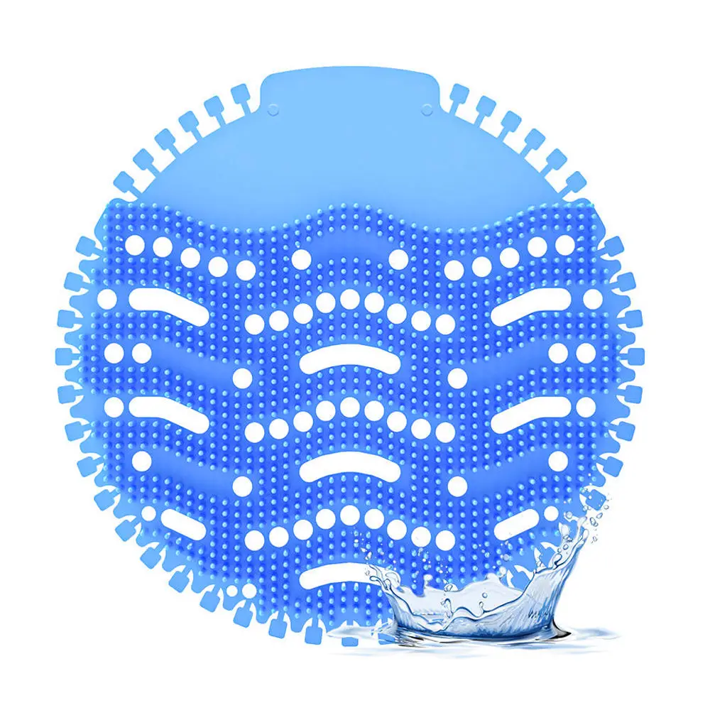 Custom Printed Urinal Screen Mats Manufacturers Scented Toilet Deodorizer Urinal Cake Anti-Splash for Washroom Toilet