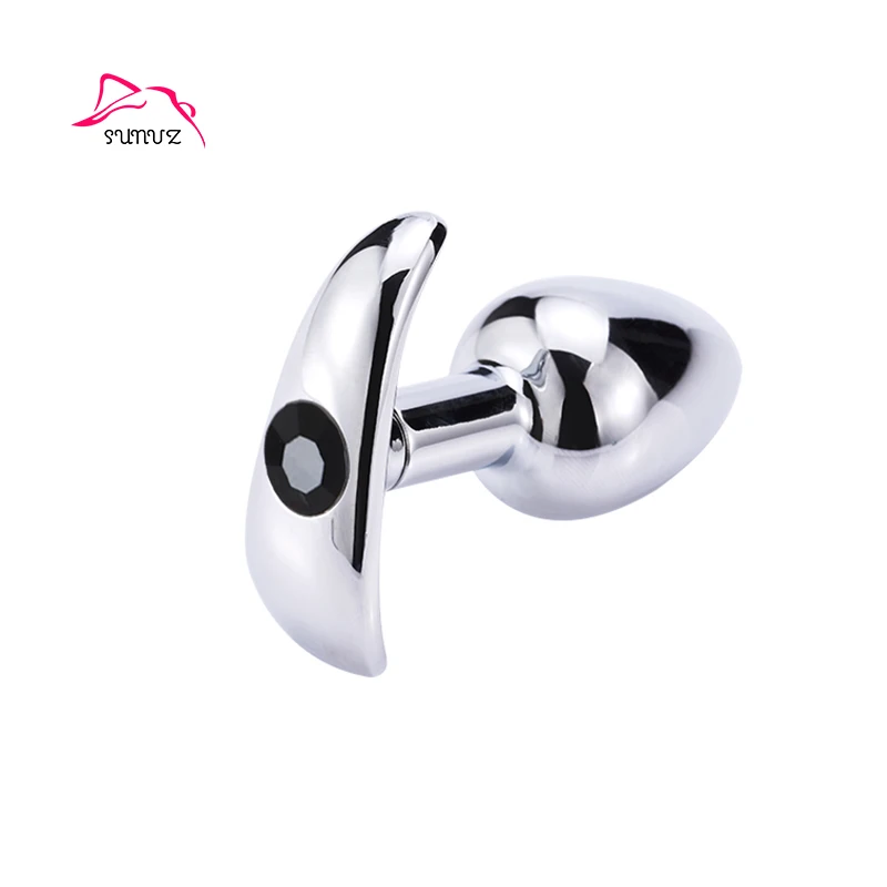 Neutral Package Black Easy Cleaning Sex Toys Pakistan Lahore Steel Anal Butt Plug