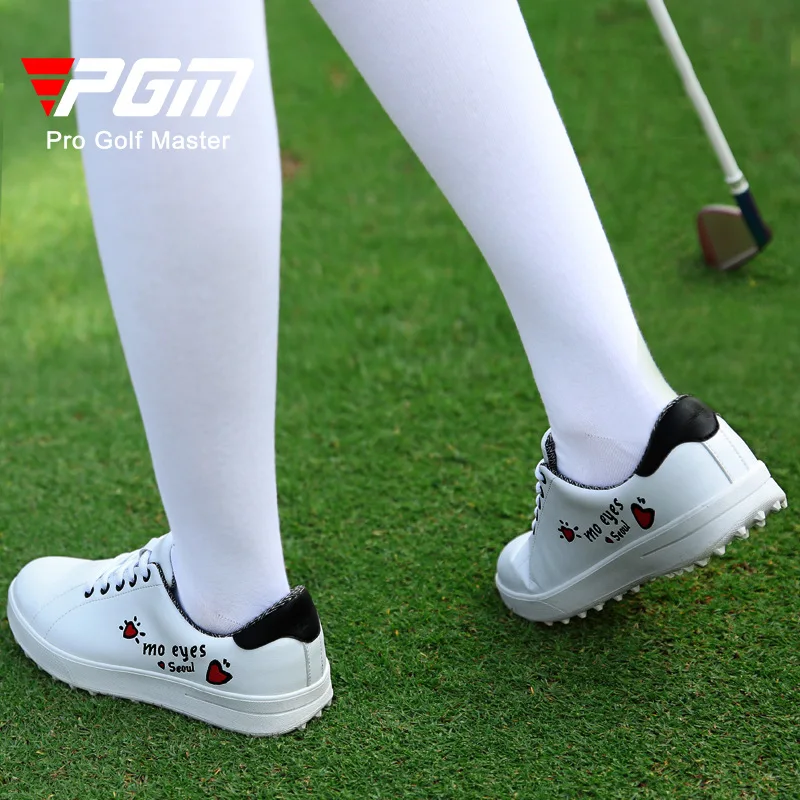 PGM XZ111 Customize embroidery design women golf shoes