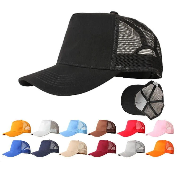 2024 New Arrivals Fashion Embroidery Anime Baseball Cap With Mesh Foam Hat Trucker Cap Custom Logo