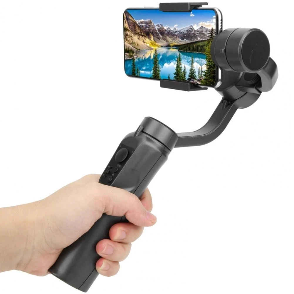 F6 Smart Phone Stabilizer tripod head Handheld Mobile Phone selfie stick Anti-shaking Rotatable 3 Axis Gimbal Stabilizer