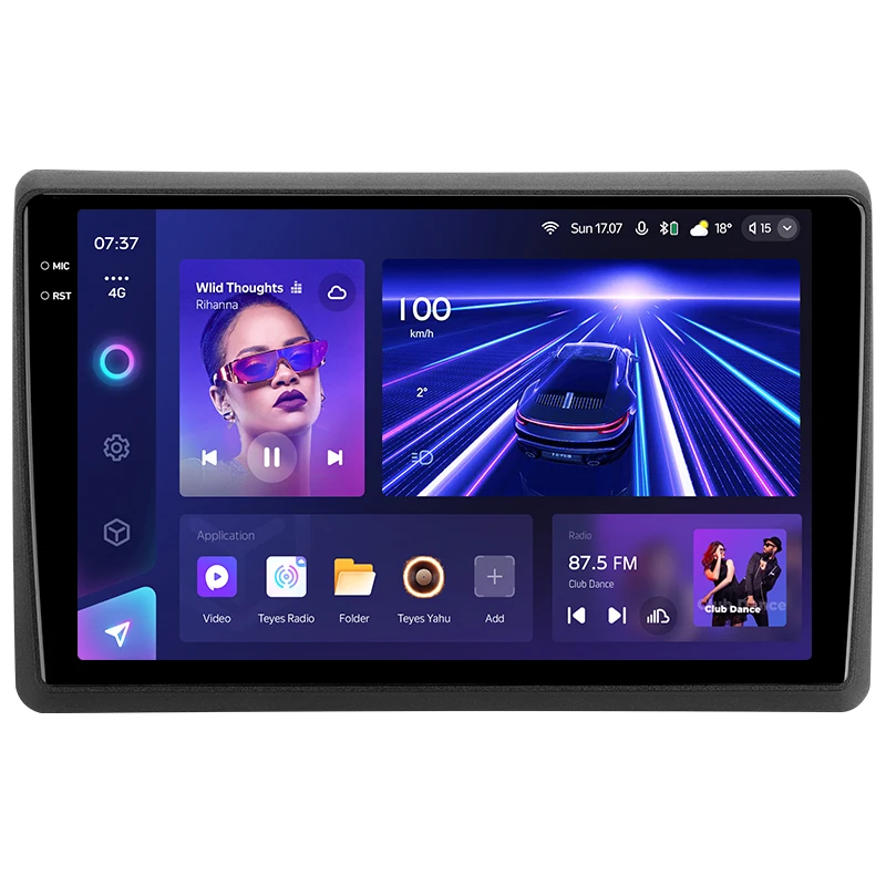 Автомобильный DVD-плеер tyes CC3 2K для Renault Master 2010 - 2019 10-дюймовый автомобильный Радио с камерой Revere
