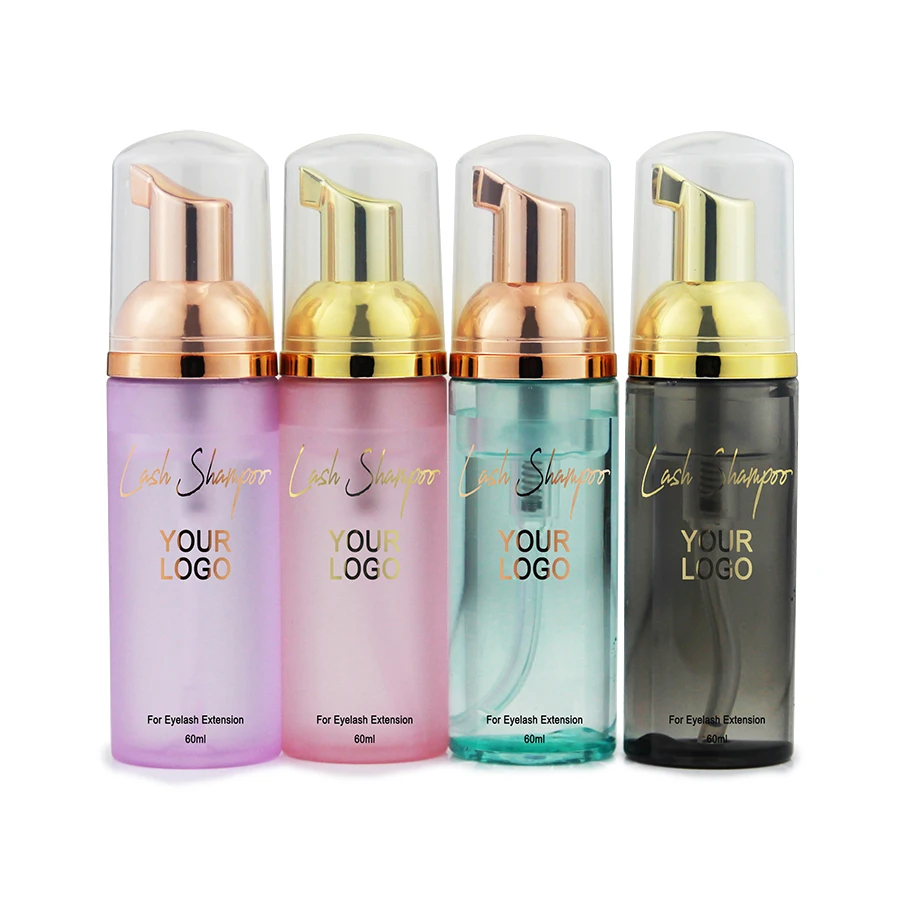 private label lash extension eyelash shampoo foam cleaner lashshampoo bottle Lash foaming cleanser
