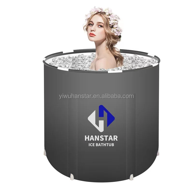Customized size Ice bath tub fabric three layer ice barrel bath inflatable and portable ice bath