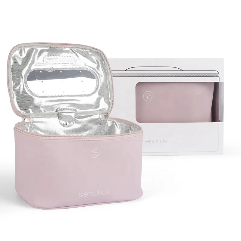 
Uv Bag Portable Led Sanitizer Box Home Travel Ultraviolet Light Disinfection Container For Baby Bottle Beauty Tools 