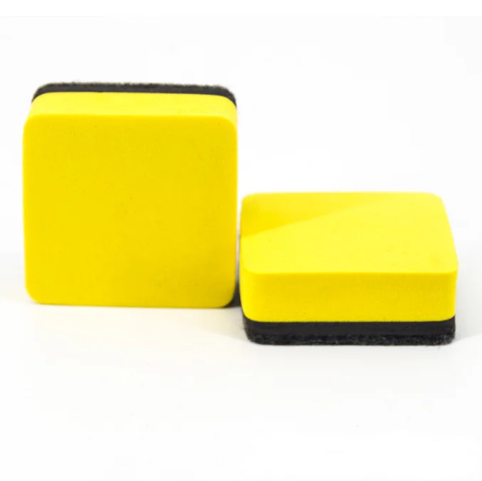 Colored Square EVA Felt Black Board Eraser White Board Eraser