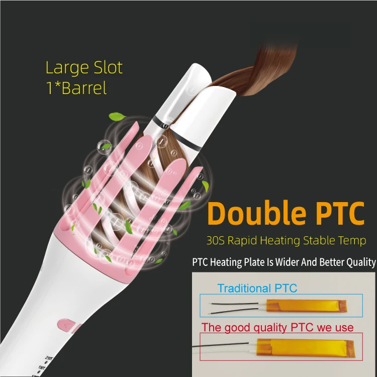 automatic curly curling device rotating curling wand curl iron automatic hair curler