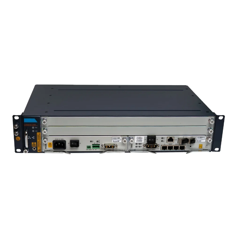 Olt Gpon Ftth C320 Ac Dc Optical Line Terminal Network Chassis Zxa10 Board Olt Epon Gtgo Etgo C+ Sfp 8 Ports 16 Port Gpon Olt