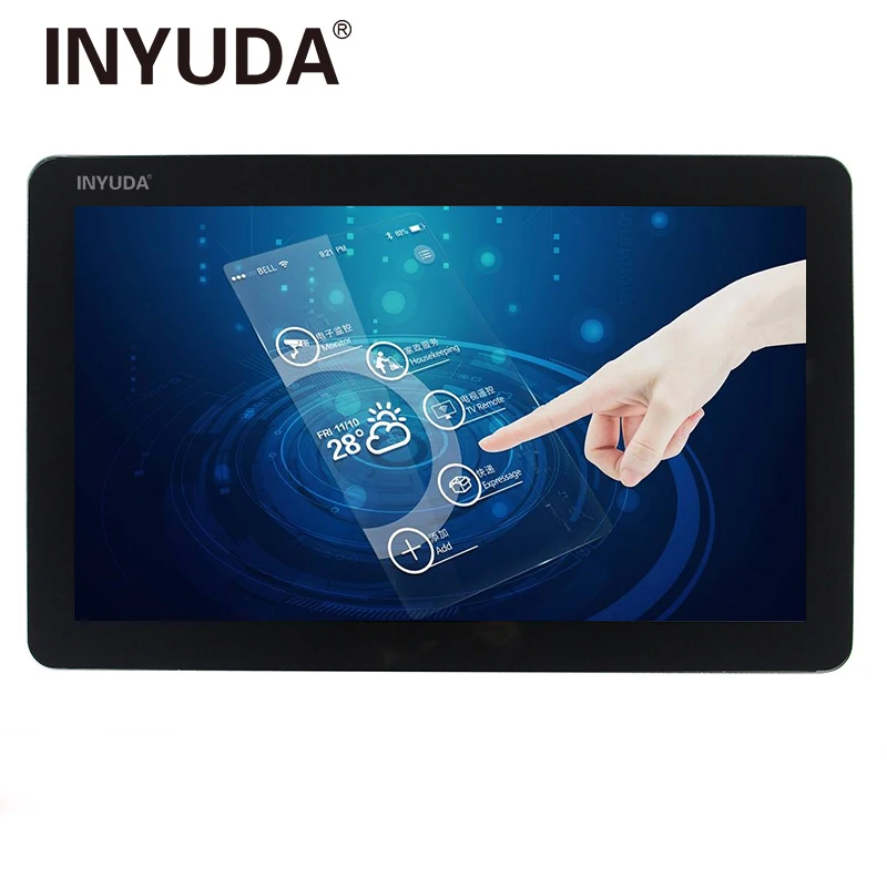 High Quality Screen Computer 21.5 Inch 4GB 128GB SSD All In One Industrial Panel Pc Embedded Touch Panel Pc