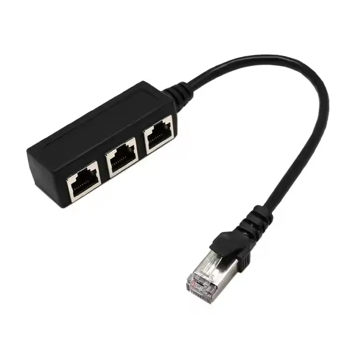 RJ45 Ethernet 1-3 порта LAN Splitter адаптер Кабельные сетевые разъемы