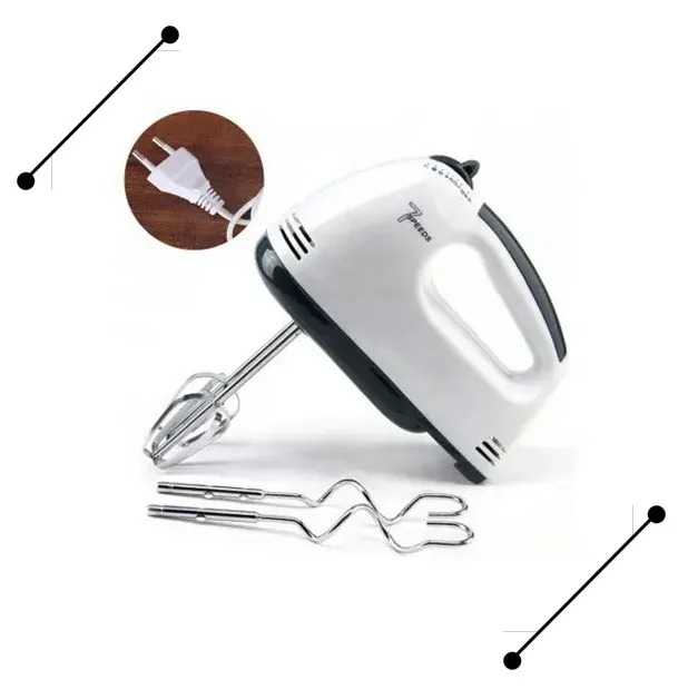 Premium Quality 7gears Kitchen Electronic Mixer Handheld Kitchen Whisk Lightweight and Powerful Food Egg Mixer cookware tools