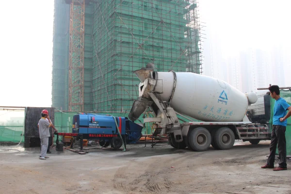 Model XBS30-13-40 Electric Engine Small Concrete Pump Electric Trailer Concrete Fine stone Pump  advantage price for sale