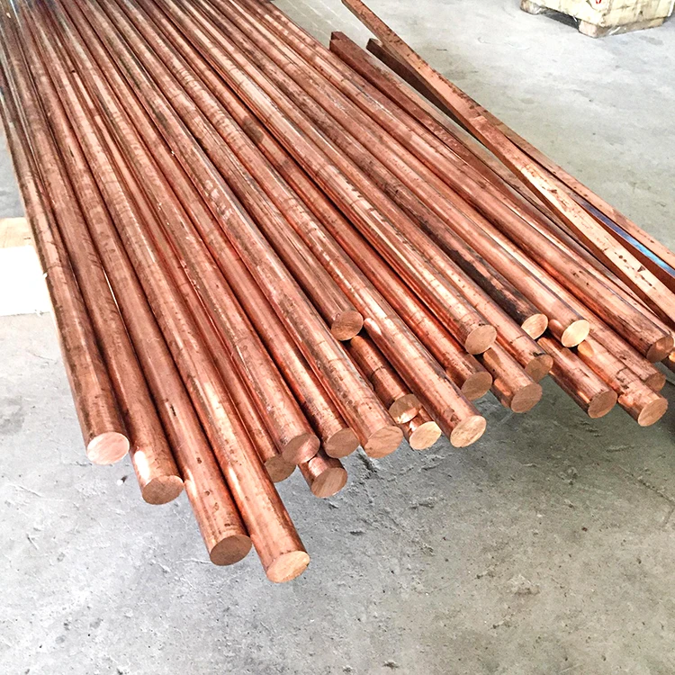 High Quality Customized 3mm 6mm 8mm C12200 C18980 C15715 C1100 99.9% Pure Raw Materials Copper Round Rod