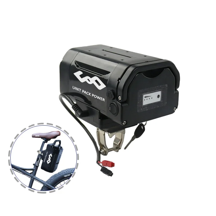 Аккумуляторная батарея для электровелосипеда под сиденьем 36 в 14 Ач, портативная складная литиевая батарея для электровелосипеда