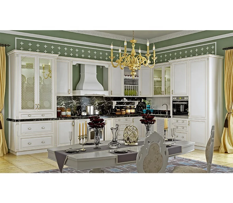 Modern luxury Apartment Modular Furniture Cupboard Kitchen Cabinets For Home