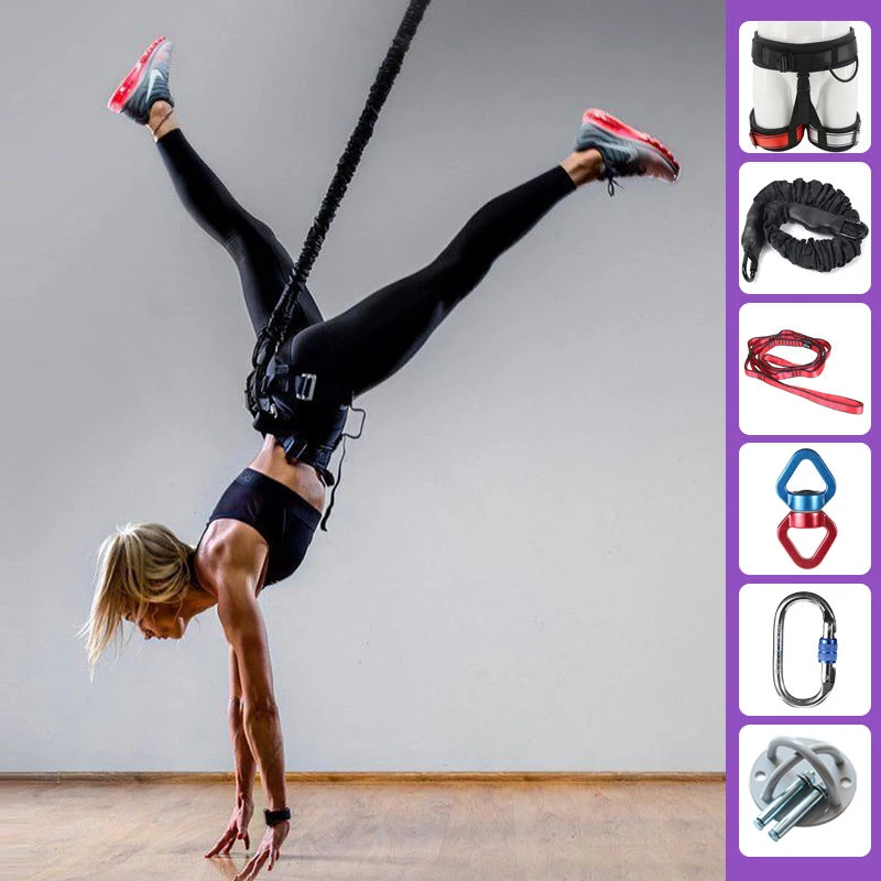Resistance Bungee Fitness Explosive Force Bounce Physical Training Resistance Rope Improving Speed, Stamina and Strength