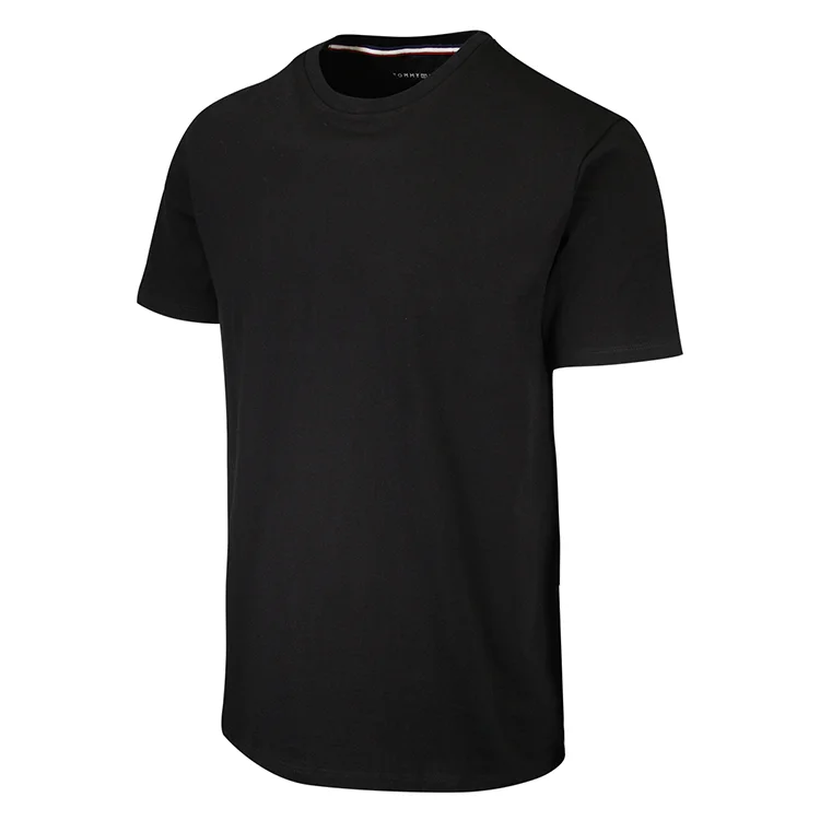 Custom Printing Casual Short Sleeve Round Neck Men Highly Elastic Plain Cotton Training Gym T Shirt