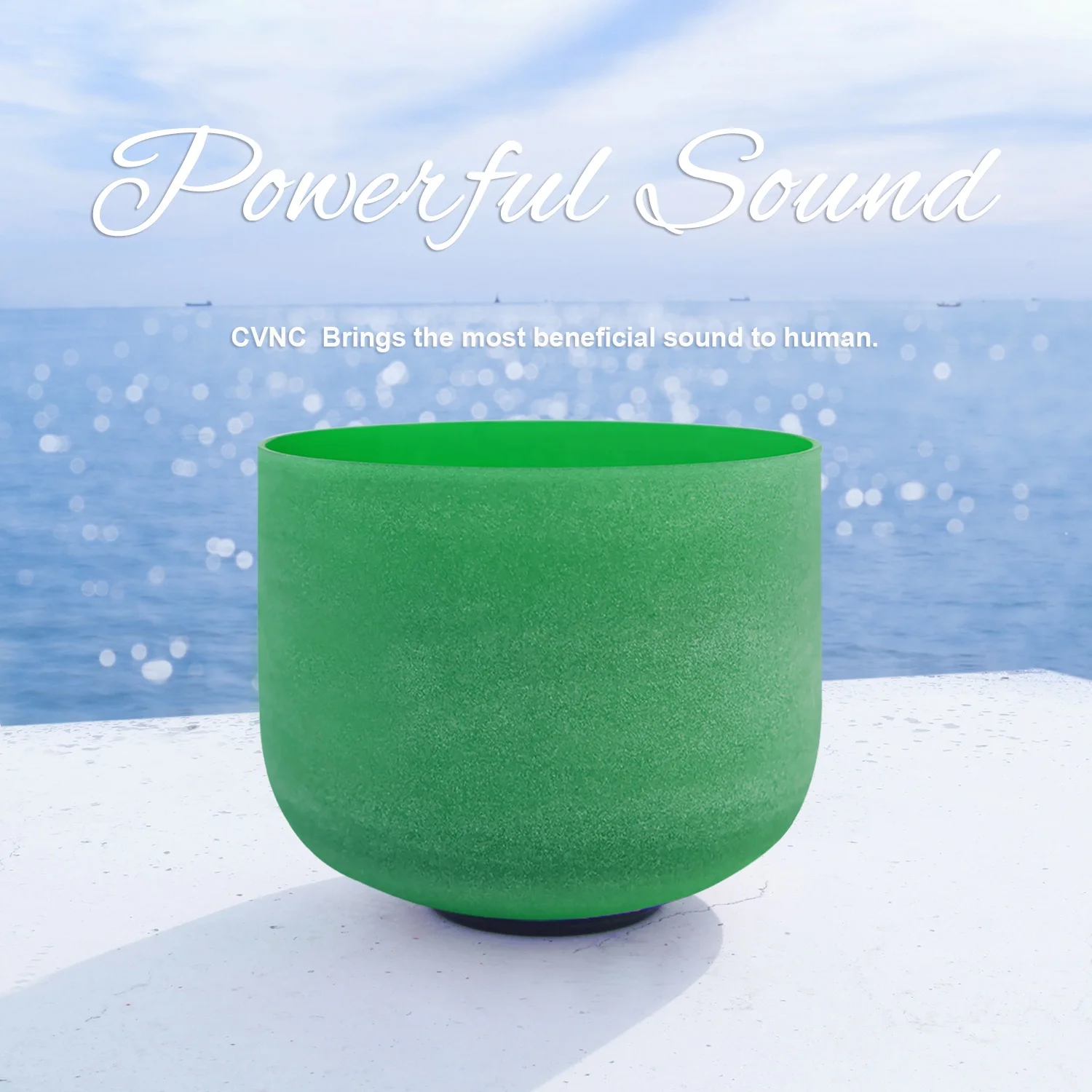 Чакра в форме сердца с мелодией, Кварцевая Поющая чаша