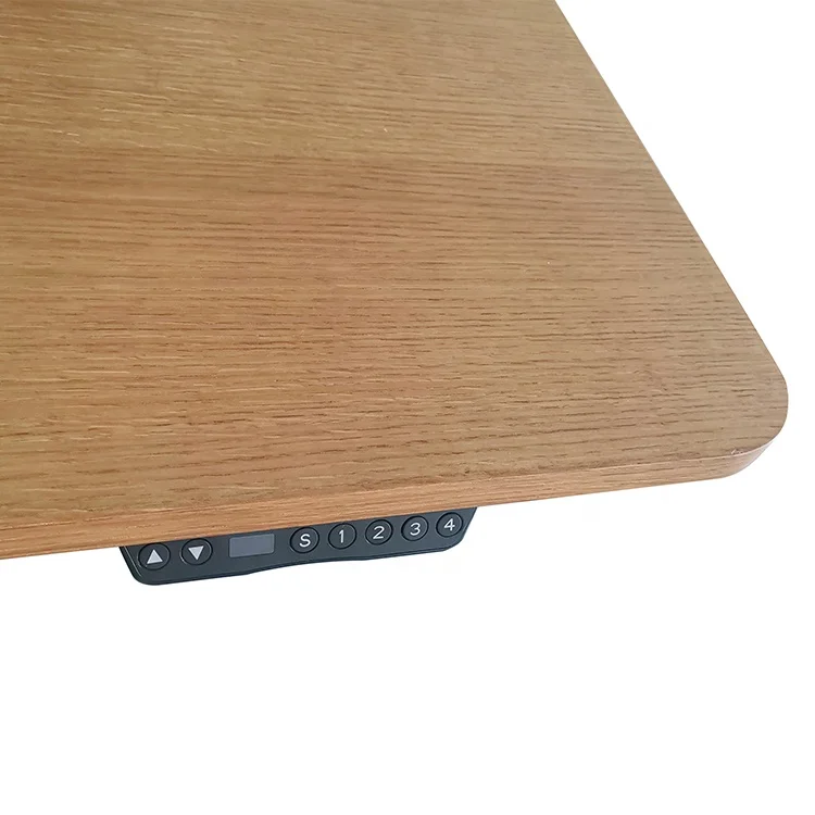 Modern L Shaped Office Working Table Electronic Height Adjustable Desks