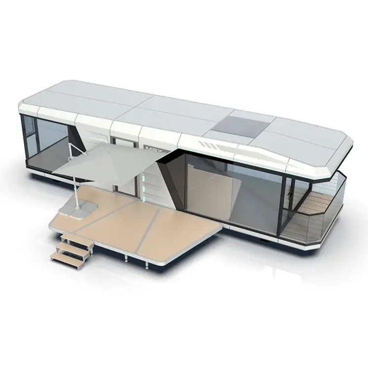 YUNSU House Mobile Home Prefab Mobile Camping Hotel Outdoor Luxury Home For Sale capsule house space