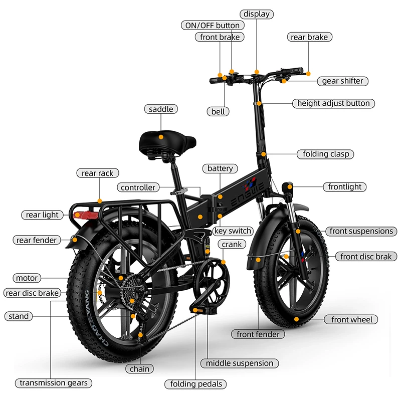 ENGINE X Electric Bicycle Dropship 250W Road Electric Bike 20in Wheel Portable Electric Bike