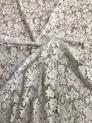 100% Polyester embroidered cloth clothing fabric color embroidered cloth hollow embroidered fabric popular embroidery fabric