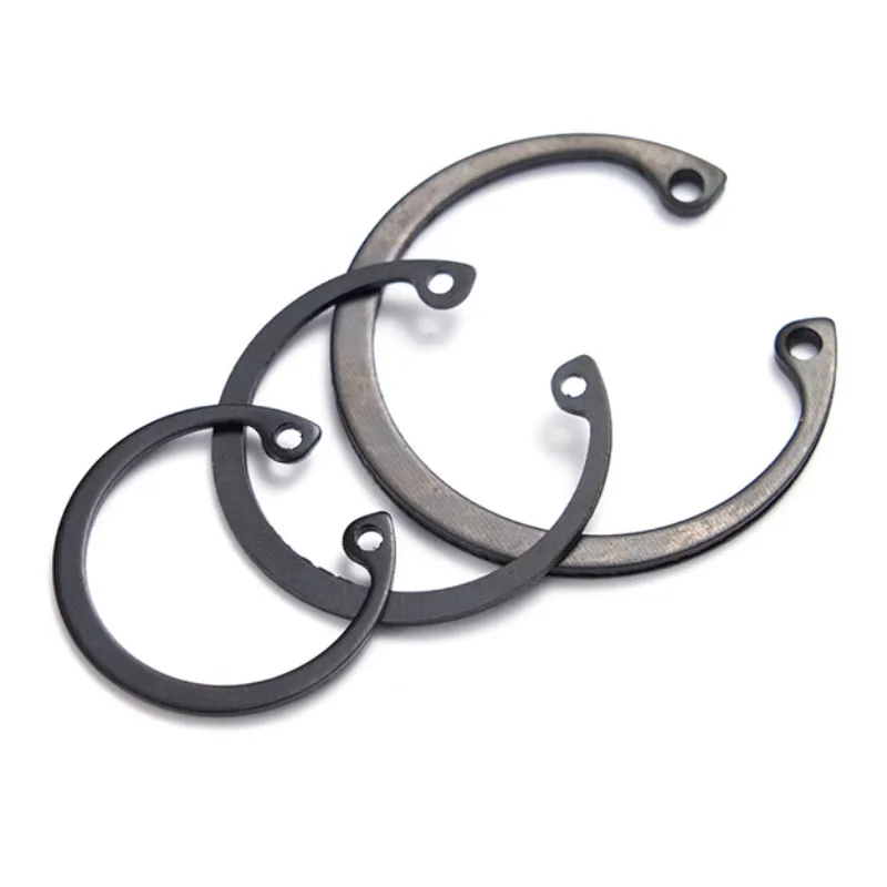 Customized factory price carbon steel shaft retaining ring
