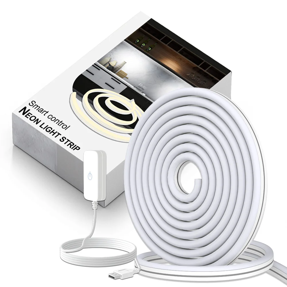 factory direct outdoor led neon flex 5v 20w ip65 waterproof customized color silicone led light strip