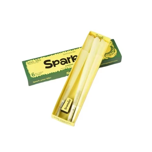 Premium Quality Empty Cigarette Tube Paper Banana Flavour Cigarette Rolling Paper Sheets China