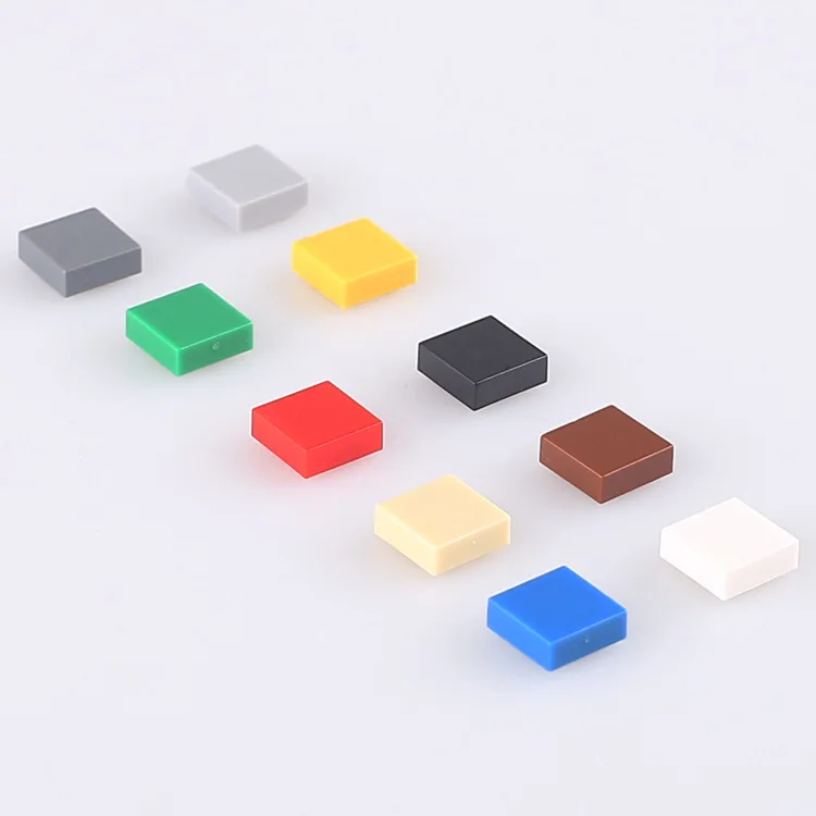 MOC Building Block Brick Toy 1*1 Flat Brick Figures Bricks 3070 Small Particle Parts Children Learning Education DIY Toy
