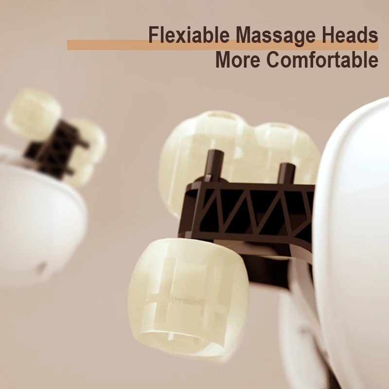 USB-C Professional Neck Massager Rechargeable Shiatsu Neck and Back Massager with soothing heat