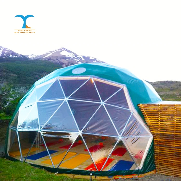 Outdoor camping family garden clamping  house camping equipment tiny house prefabricated glamping teepee sauna tent