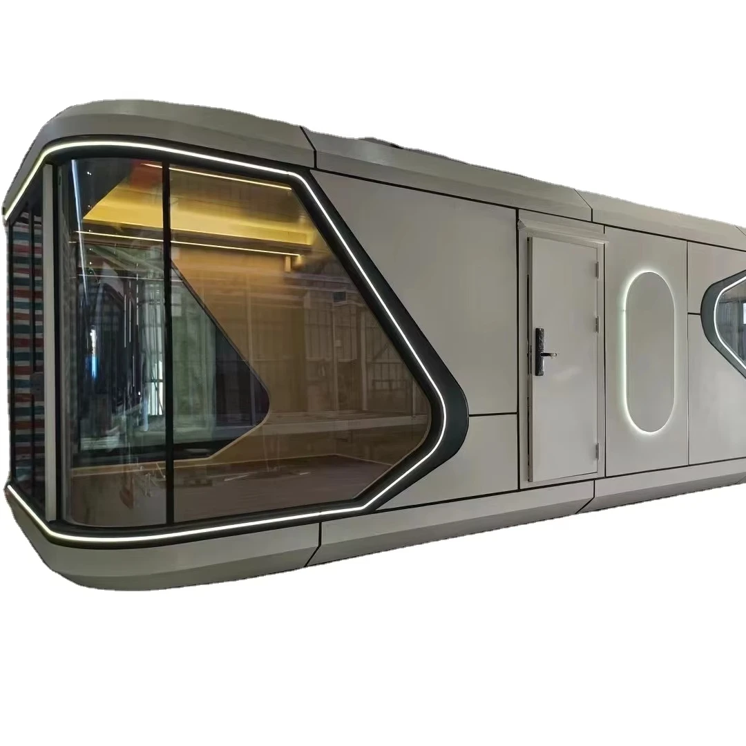 Cabin Space Capsule Shipping Extendable Container House With Bathroom Office Pod Apple Cabin