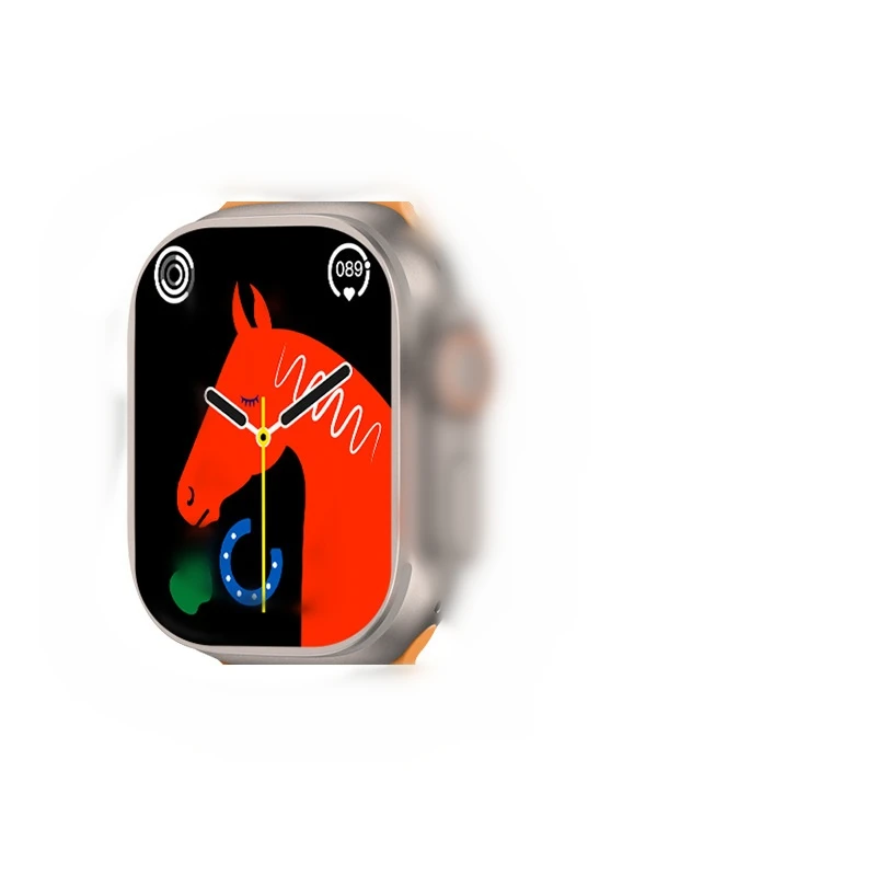 Original Smartwatch S8 ultra Sport Android Ios Smart Watch Rectangle Screen for Iphone Samsung Mobile Phone Silicone wristband