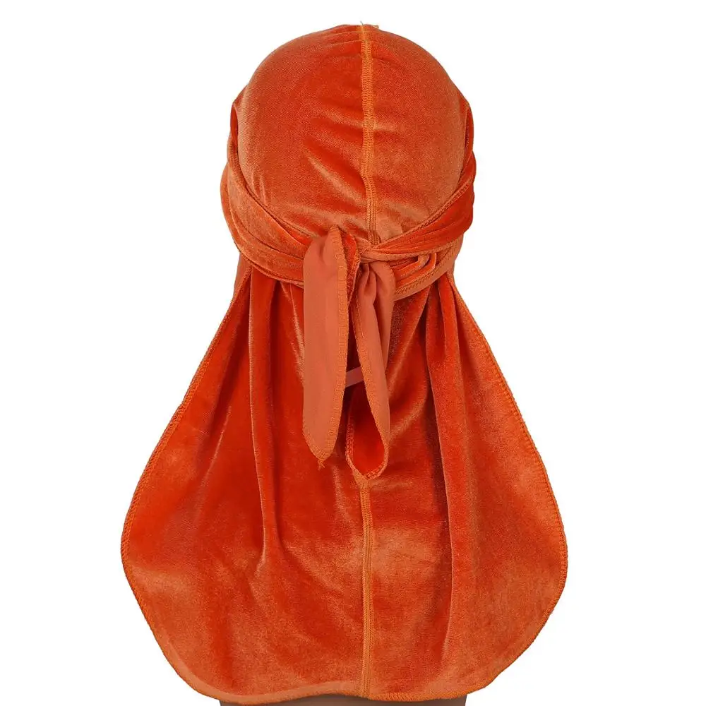 
Hot Sale customized fashion Custom Logo Polyester silk durag voulet durag cap designer durag 