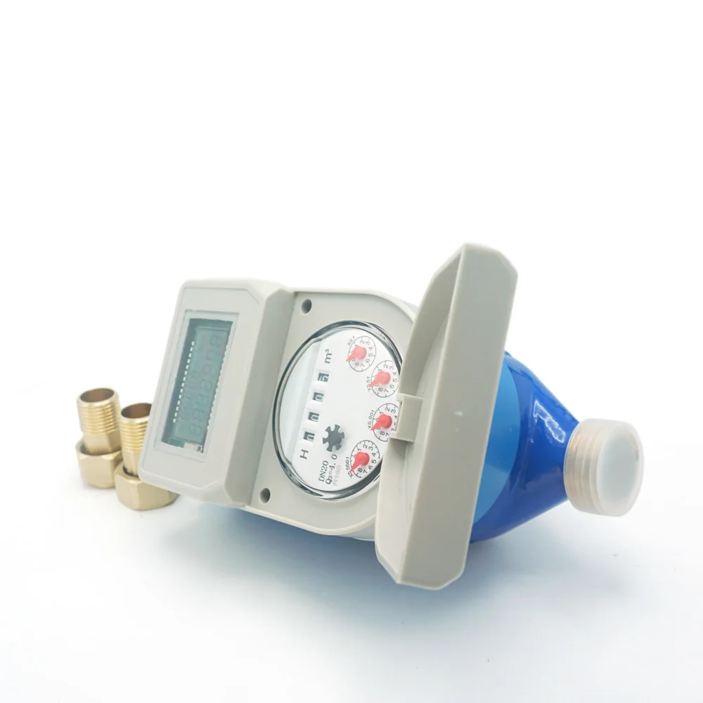 Brass GPRS smart water meter for flowing water meter using