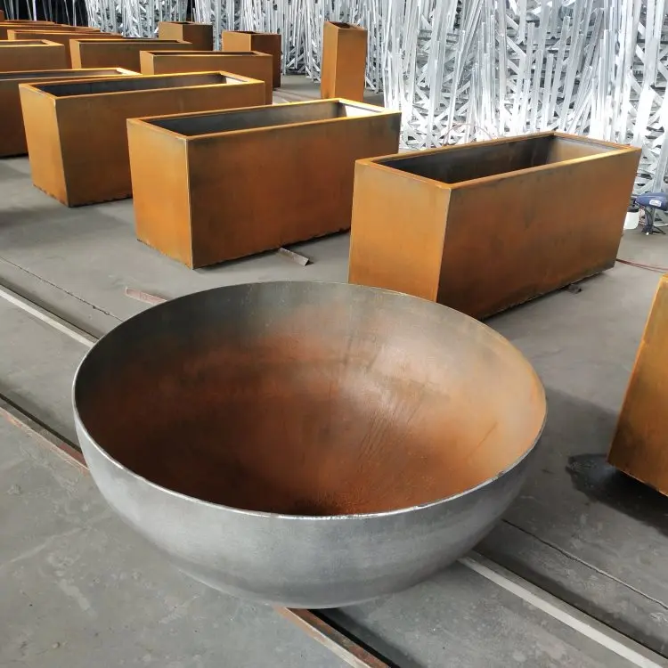 500mm to 2000mm Metal Hemisphere Sphere Steel Hollow Half Ball For Fire Pits