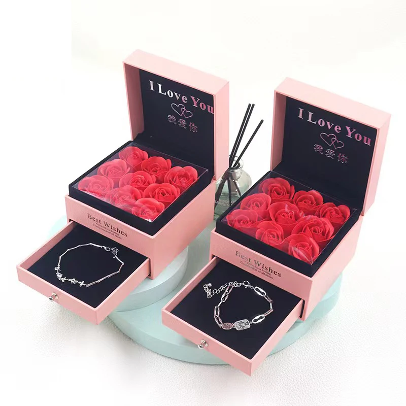 Forever Preserved Ring Jewelry Gift Rose Box For Mothers Day