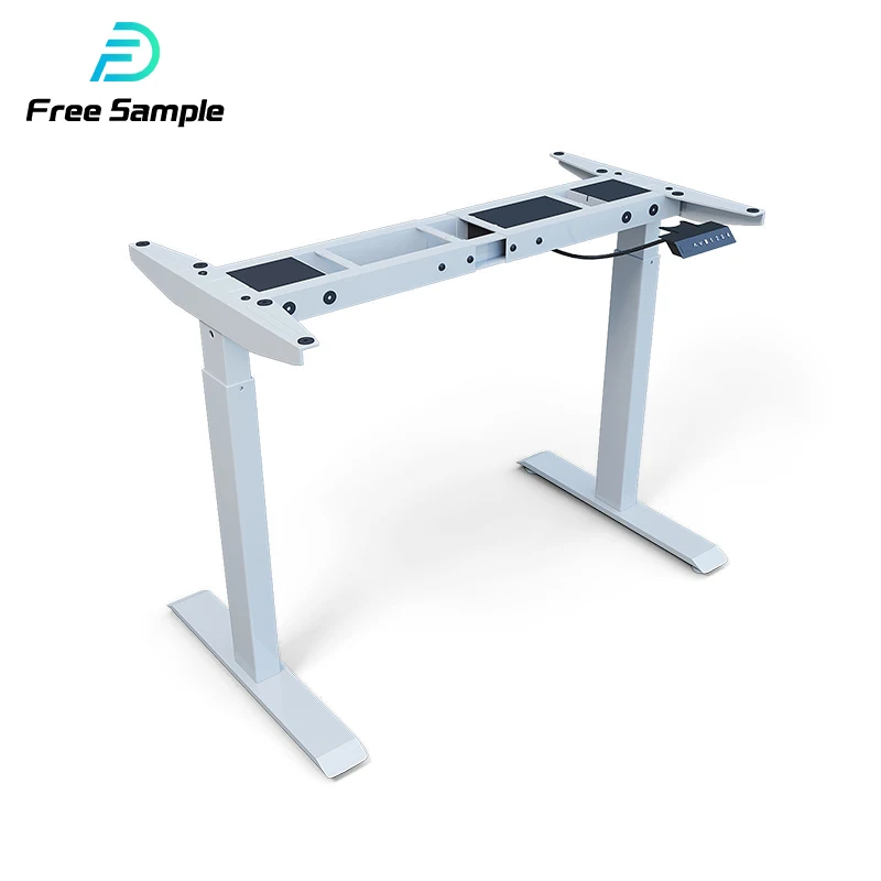 Yz White Lift up Sit Stand Desk Risers Dual Motor Standing Desk Height Adjustable Computer Desk table