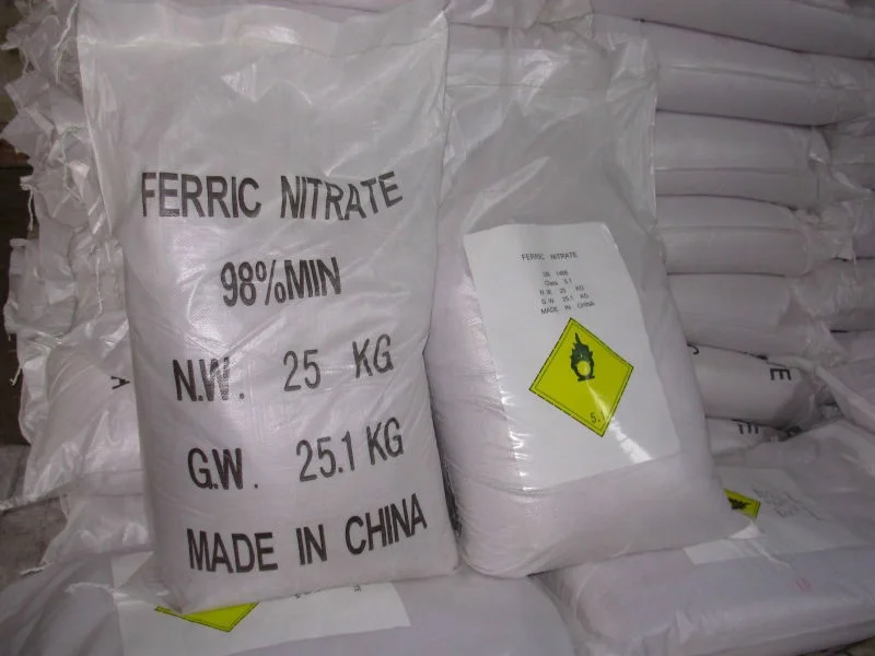 Factory supply 99% Ferric Nitrate in high purity, Iron Nitrate,nonahydrate,(Fe(NO3)3.9H2O) CAS#7782-61-8