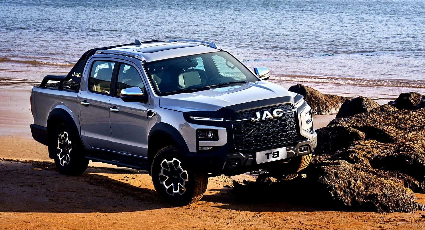 2025 New JAC T9 Diesel 4x4 pick-up 4wd pickup truck Automatic 2024 gasoline Jac t9 pick up Truck for cheap price