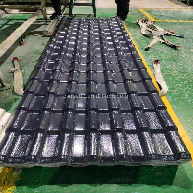 Easy Install Plastic Roof Sheet ASA Synthetic Resin Roof Tiles for House Roof