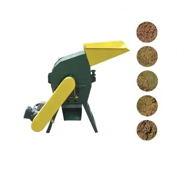 China factory price electric small bamboo wood crusher hammer mill for family use