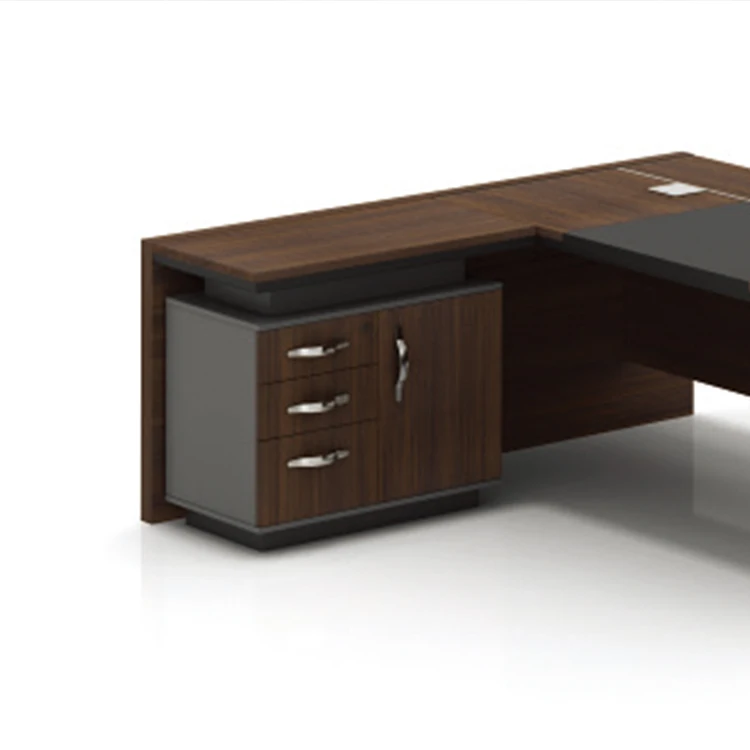 
Shaped Workstation Desk Office 4 Seater L Shaped Executive Desk 